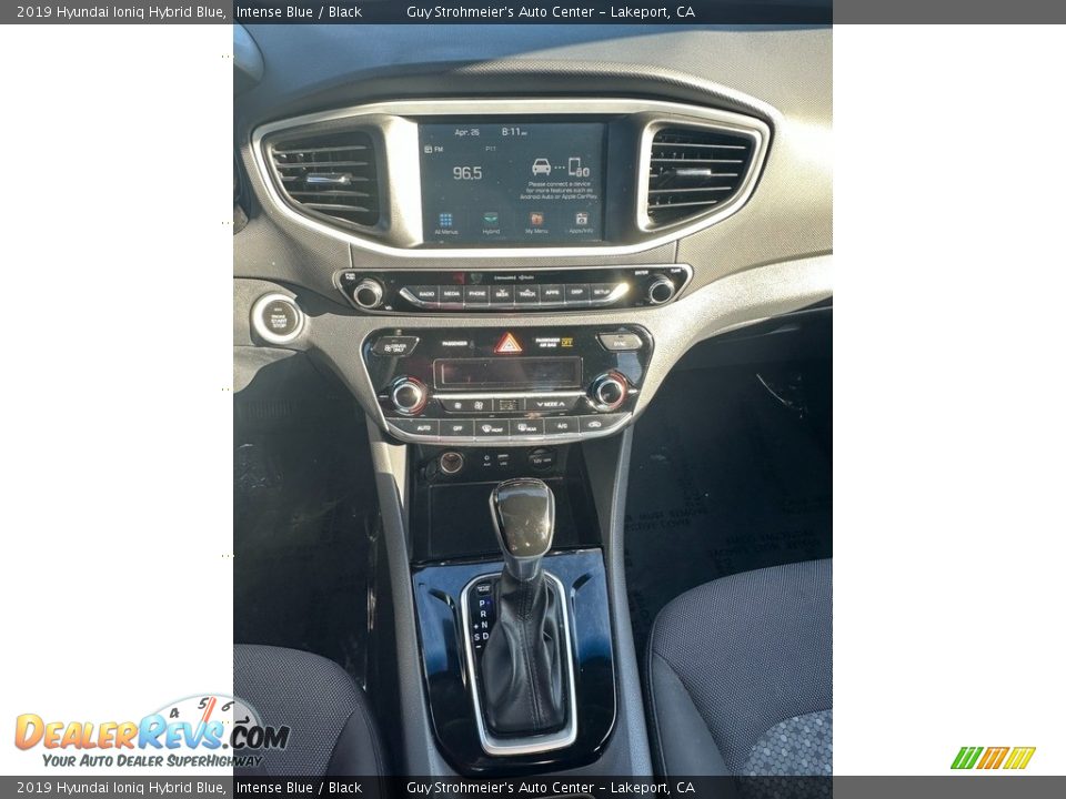 2019 Hyundai Ioniq Hybrid Blue Intense Blue / Black Photo #10