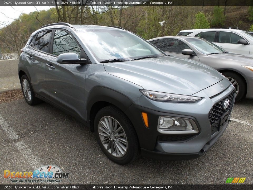 2020 Hyundai Kona SEL AWD Sonic Silver / Black Photo #4