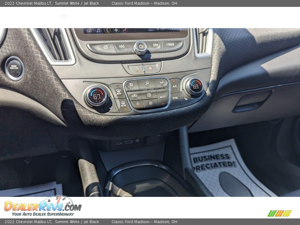 2022 Chevrolet Malibu LT Summit White / Jet Black Photo #14