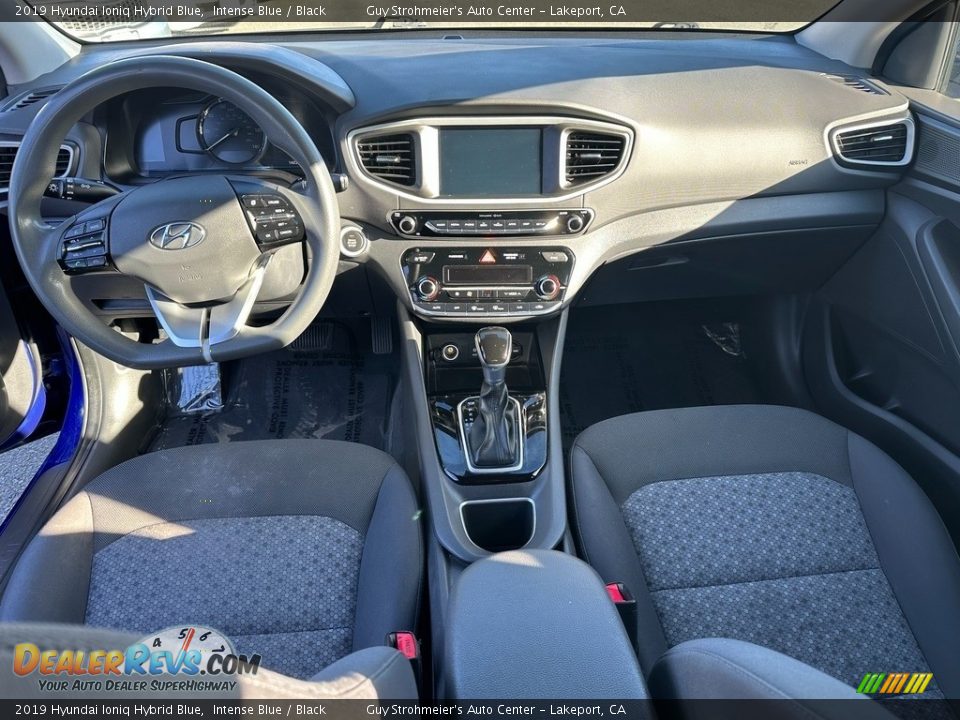 2019 Hyundai Ioniq Hybrid Blue Intense Blue / Black Photo #13