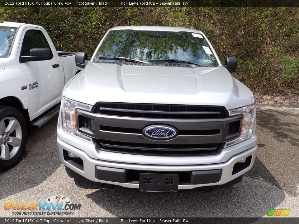 2019 Ford F150 XLT SuperCrew 4x4 Ingot Silver / Black Photo #2