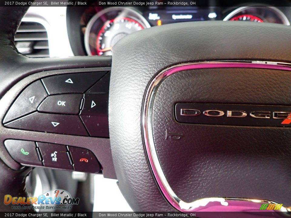 2017 Dodge Charger SE Billet Metallic / Black Photo #13