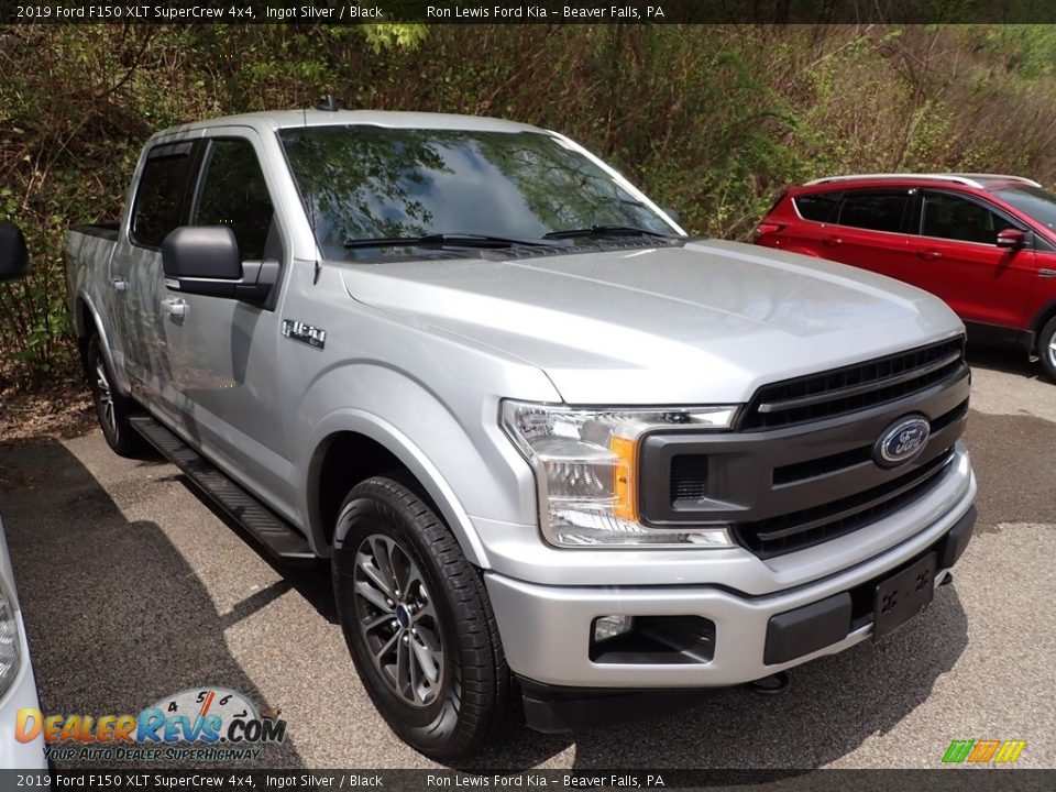 2019 Ford F150 XLT SuperCrew 4x4 Ingot Silver / Black Photo #3