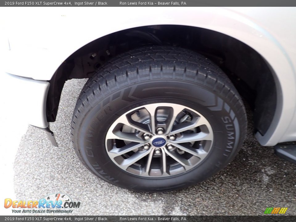 2019 Ford F150 XLT SuperCrew 4x4 Ingot Silver / Black Photo #5