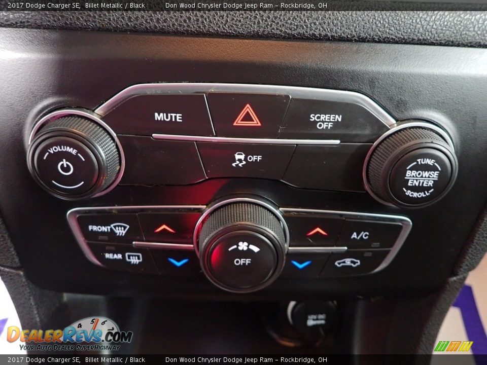 2017 Dodge Charger SE Billet Metallic / Black Photo #16