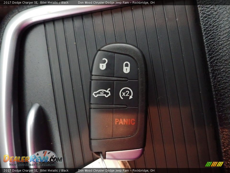 2017 Dodge Charger SE Billet Metallic / Black Photo #26