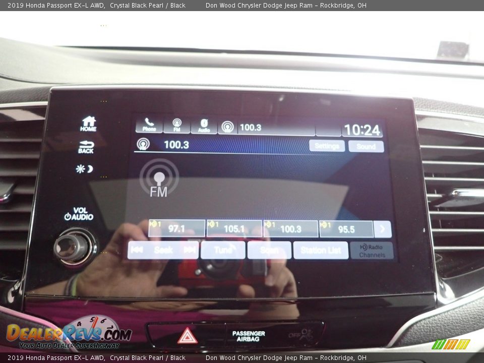 2019 Honda Passport EX-L AWD Crystal Black Pearl / Black Photo #2