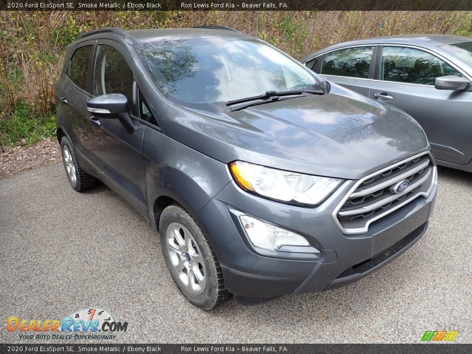 2020 Ford EcoSport SE Smoke Metallic / Ebony Black Photo #3