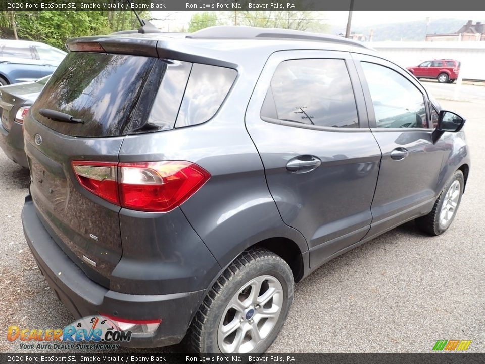 2020 Ford EcoSport SE Smoke Metallic / Ebony Black Photo #4