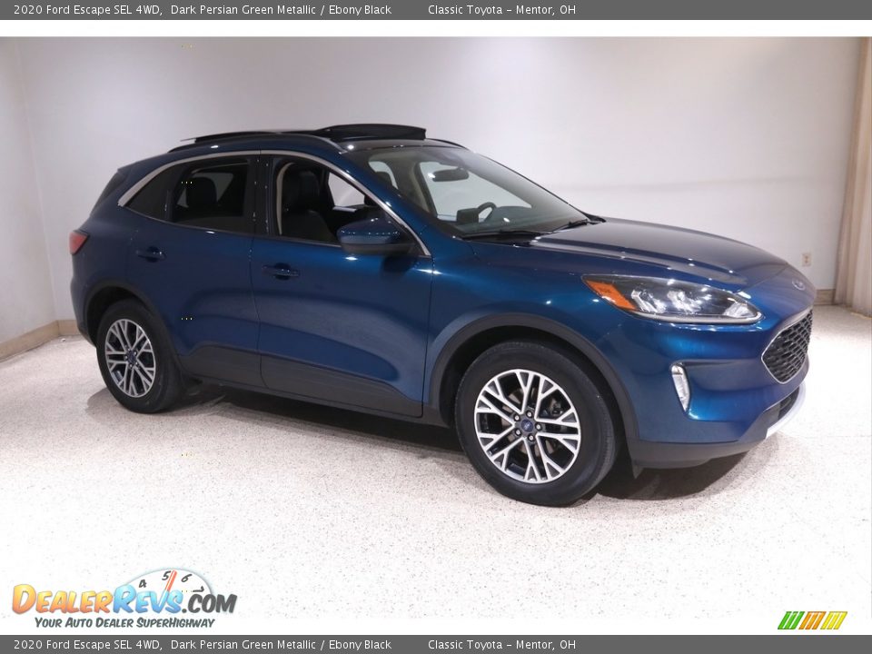 2020 Ford Escape SEL 4WD Dark Persian Green Metallic / Ebony Black Photo #1