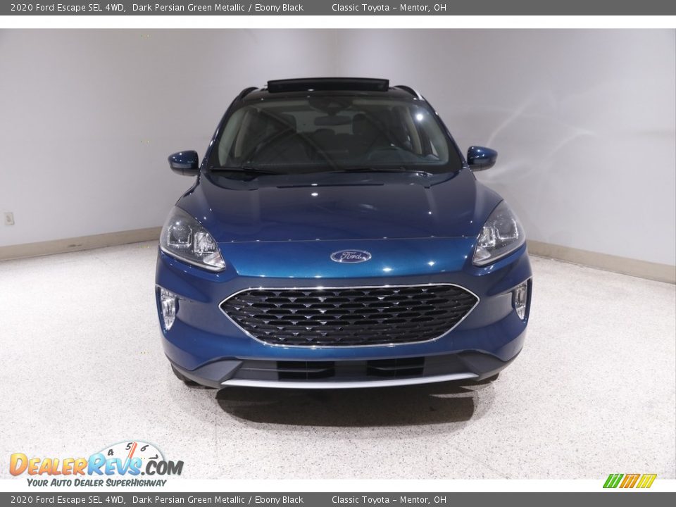 2020 Ford Escape SEL 4WD Dark Persian Green Metallic / Ebony Black Photo #2