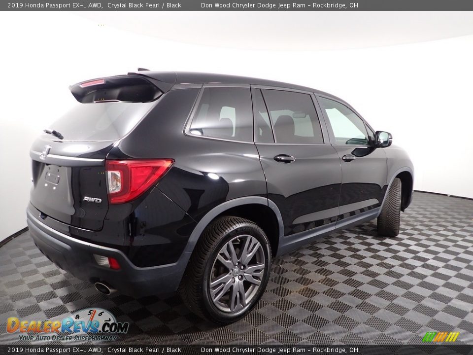 2019 Honda Passport EX-L AWD Crystal Black Pearl / Black Photo #11