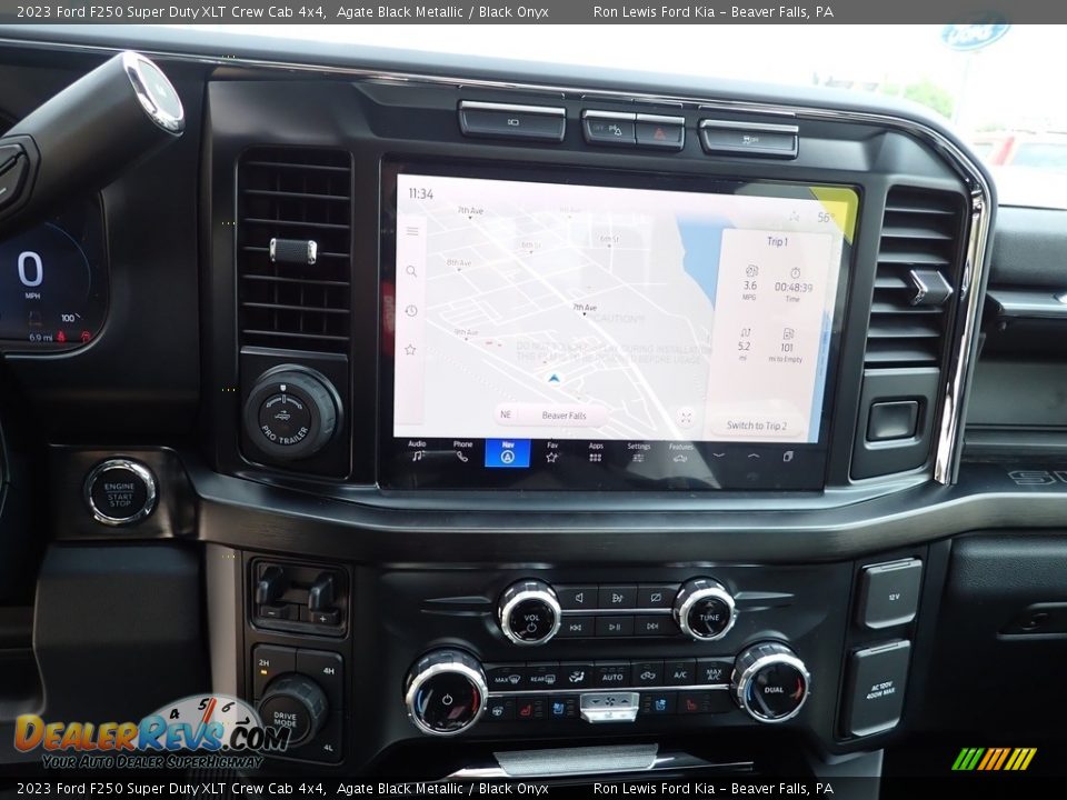 Navigation of 2023 Ford F250 Super Duty XLT Crew Cab 4x4 Photo #20
