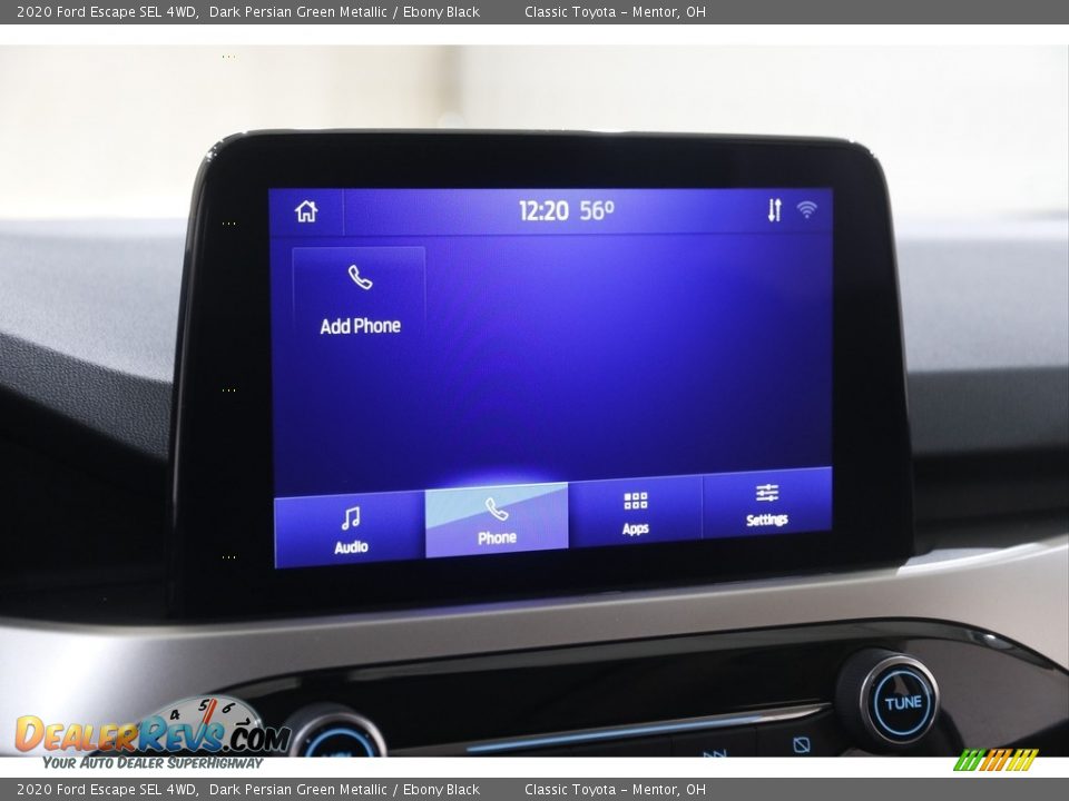 2020 Ford Escape SEL 4WD Dark Persian Green Metallic / Ebony Black Photo #12