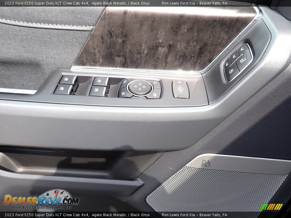 2023 Ford F250 Super Duty XLT Crew Cab 4x4 Agate Black Metallic / Black Onyx Photo #24