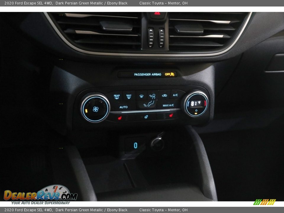 2020 Ford Escape SEL 4WD Dark Persian Green Metallic / Ebony Black Photo #14