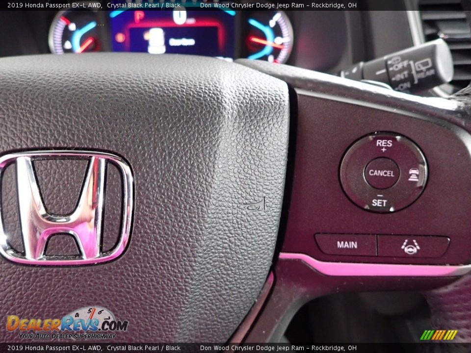 2019 Honda Passport EX-L AWD Crystal Black Pearl / Black Photo #18