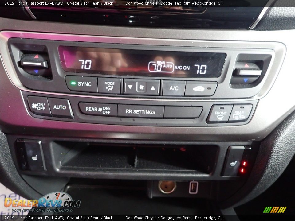 2019 Honda Passport EX-L AWD Crystal Black Pearl / Black Photo #19