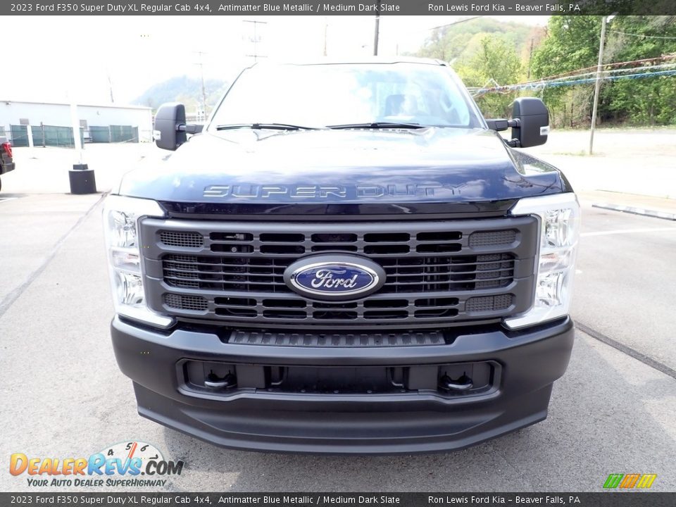 2023 Ford F350 Super Duty XL Regular Cab 4x4 Antimatter Blue Metallic / Medium Dark Slate Photo #3