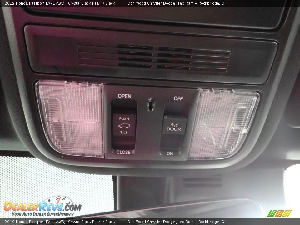 2019 Honda Passport EX-L AWD Crystal Black Pearl / Black Photo #21