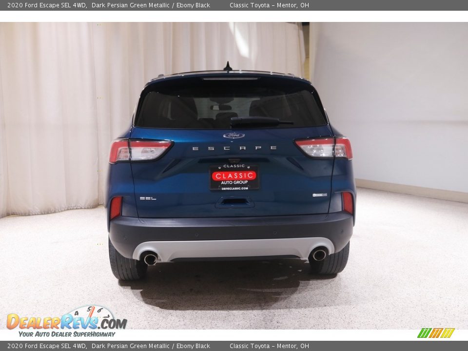 2020 Ford Escape SEL 4WD Dark Persian Green Metallic / Ebony Black Photo #19