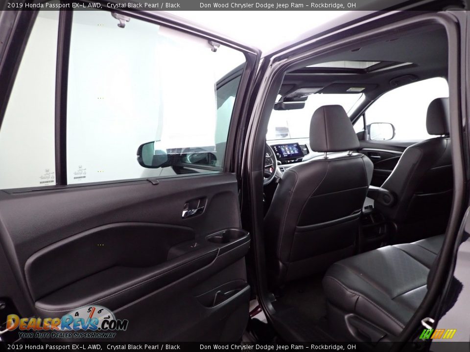 2019 Honda Passport EX-L AWD Crystal Black Pearl / Black Photo #23