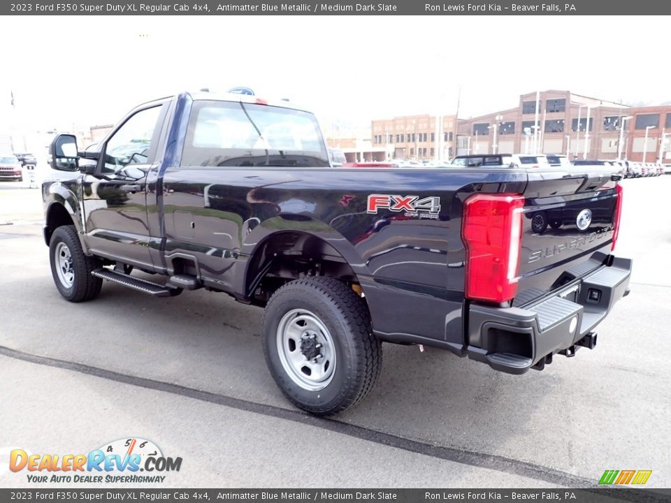 2023 Ford F350 Super Duty XL Regular Cab 4x4 Antimatter Blue Metallic / Medium Dark Slate Photo #6