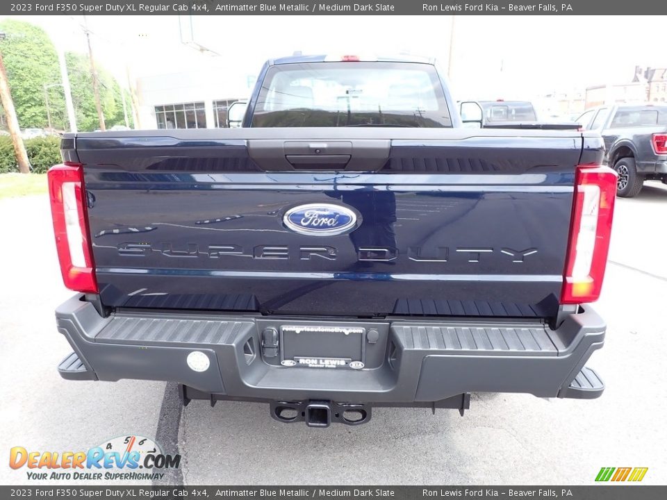 2023 Ford F350 Super Duty XL Regular Cab 4x4 Antimatter Blue Metallic / Medium Dark Slate Photo #7