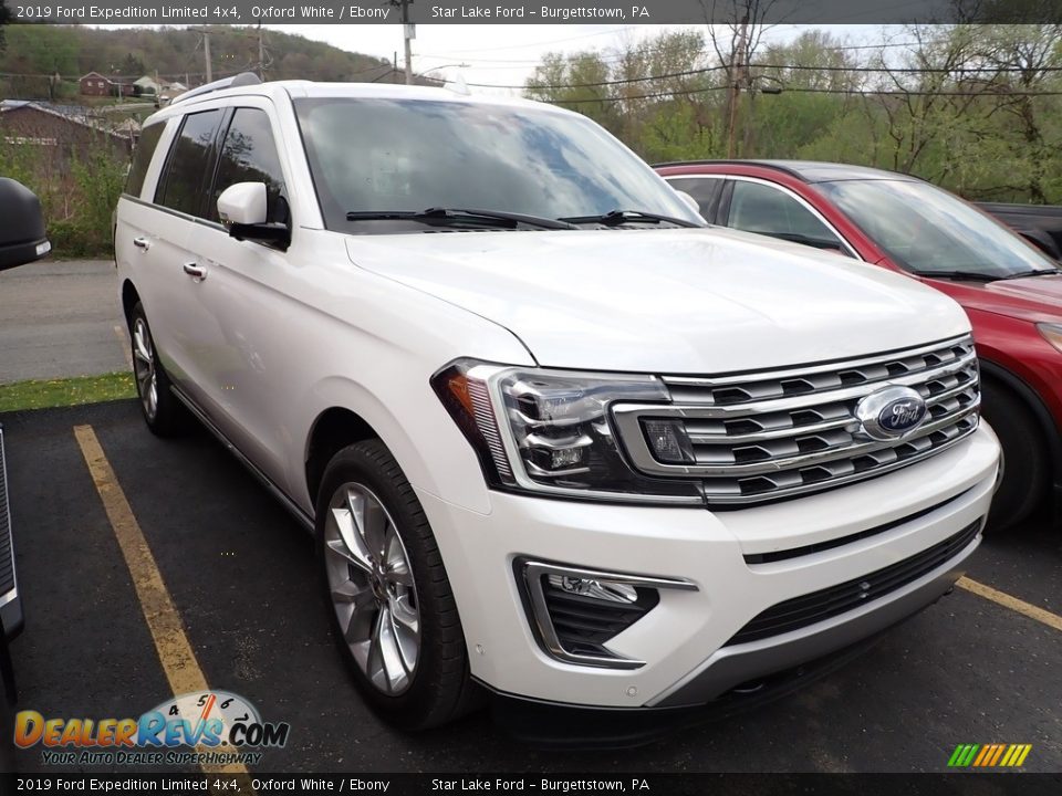 2019 Ford Expedition Limited 4x4 Oxford White / Ebony Photo #3