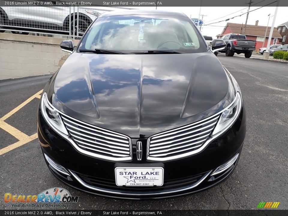 2016 Lincoln MKZ 2.0 AWD Black Velvet / Ebony Photo #2