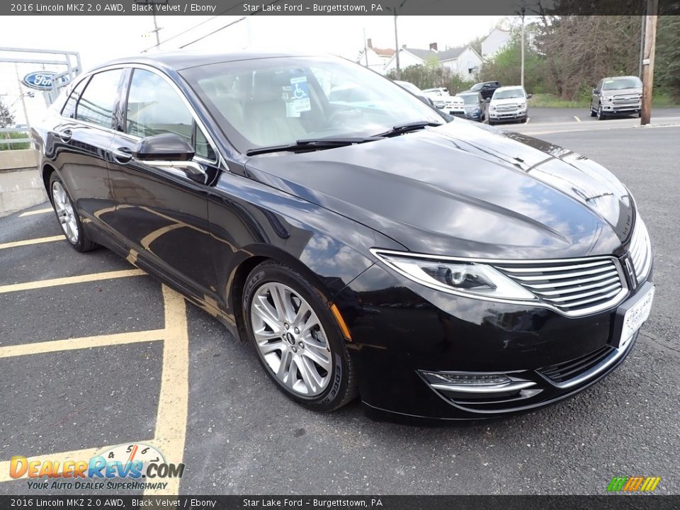 Black Velvet 2016 Lincoln MKZ 2.0 AWD Photo #3