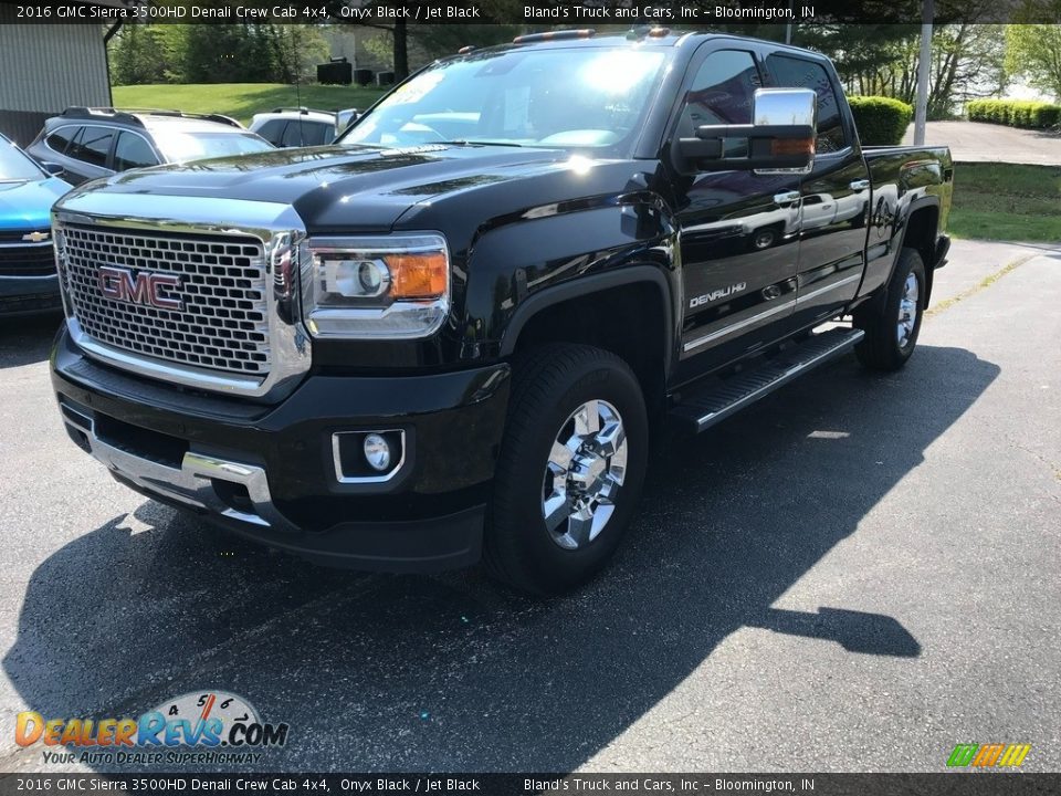 2016 GMC Sierra 3500HD Denali Crew Cab 4x4 Onyx Black / Jet Black Photo #2