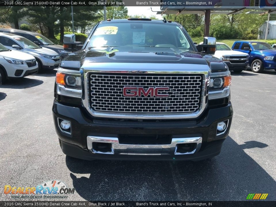 2016 GMC Sierra 3500HD Denali Crew Cab 4x4 Onyx Black / Jet Black Photo #3