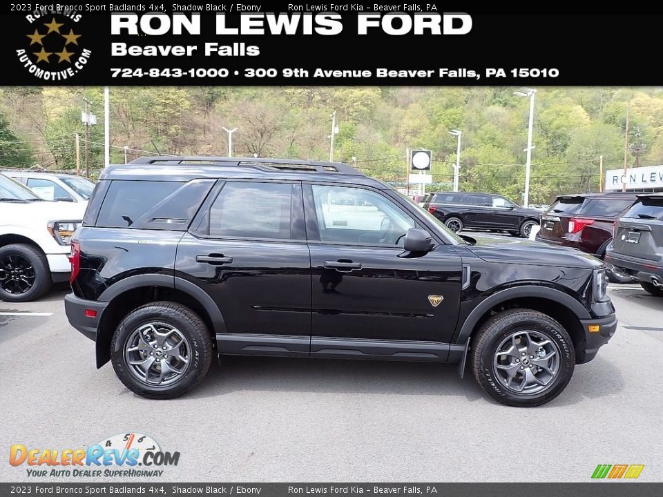2023 Ford Bronco Sport Badlands 4x4 Shadow Black / Ebony Photo #1