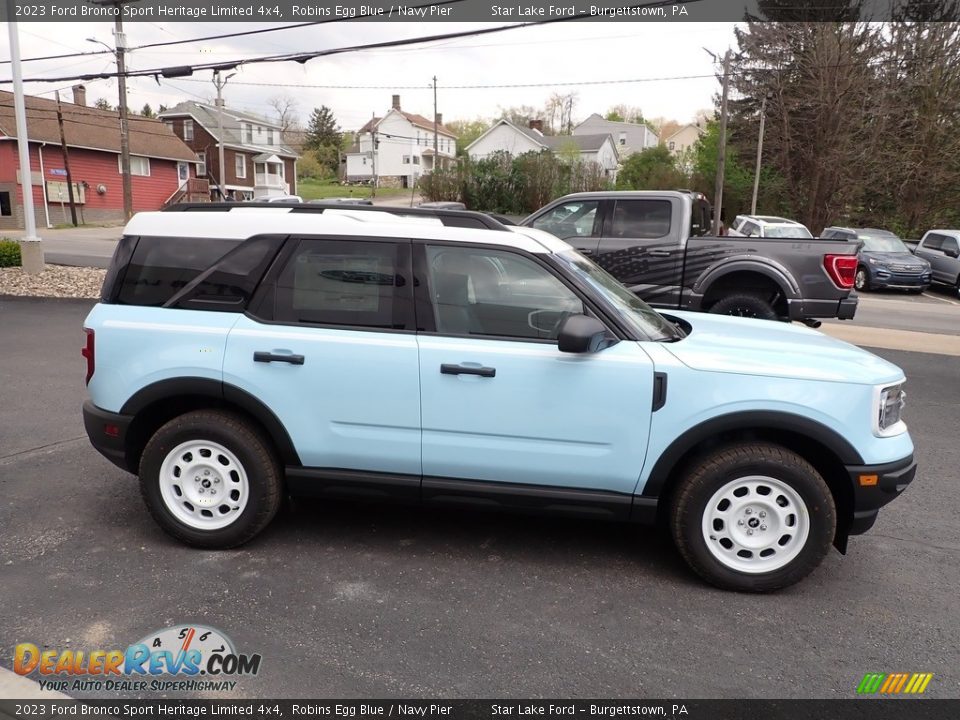 Robins Egg Blue 2023 Ford Bronco Sport Heritage Limited 4x4 Photo #6