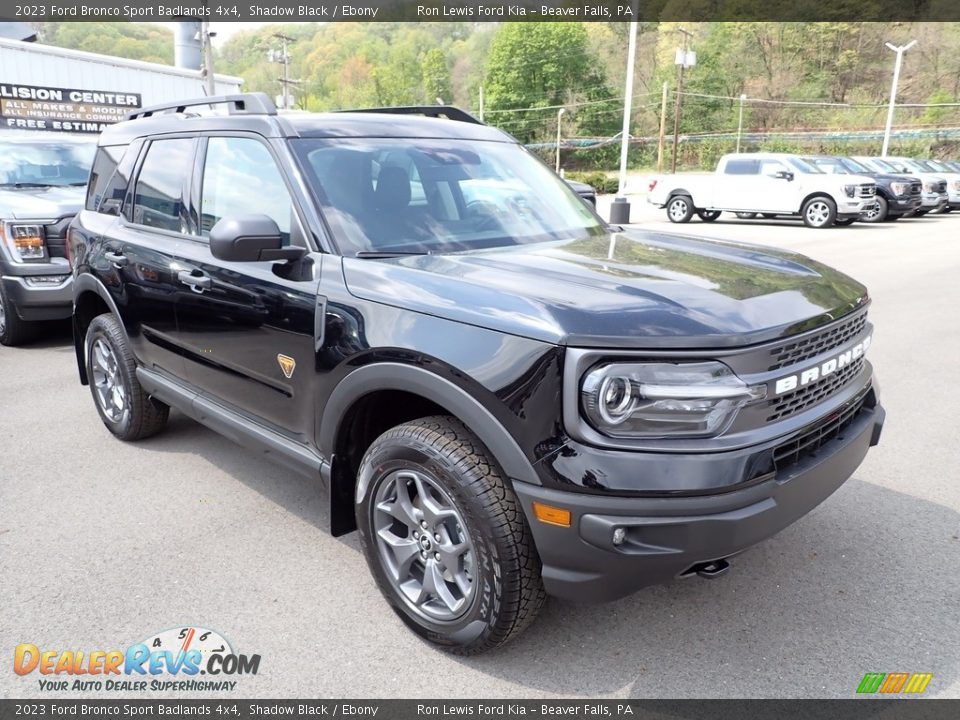 2023 Ford Bronco Sport Badlands 4x4 Shadow Black / Ebony Photo #2