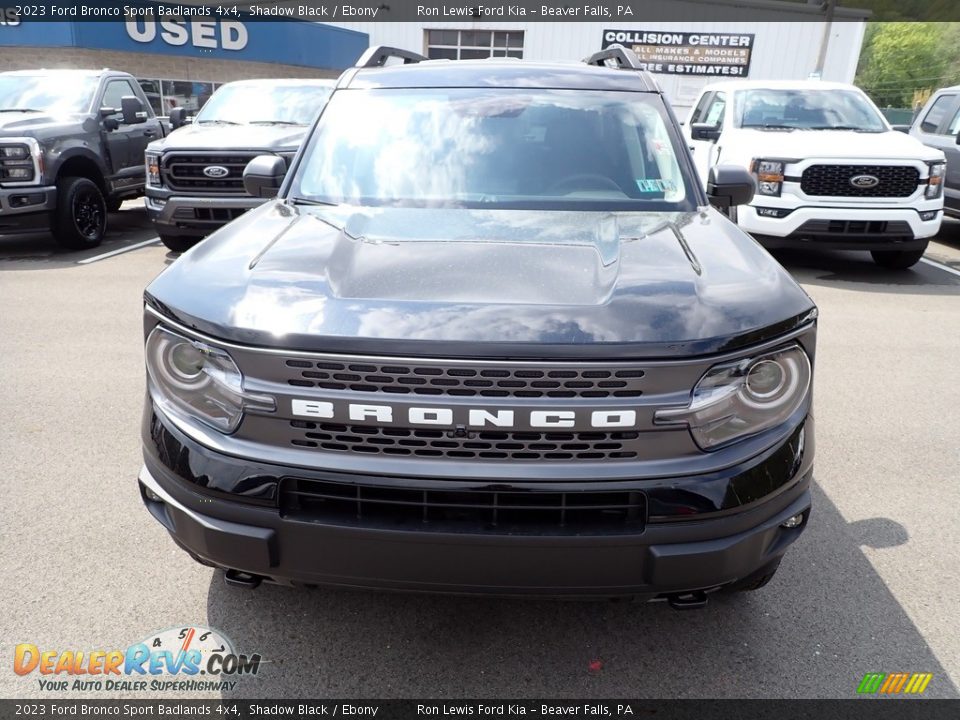 2023 Ford Bronco Sport Badlands 4x4 Shadow Black / Ebony Photo #3