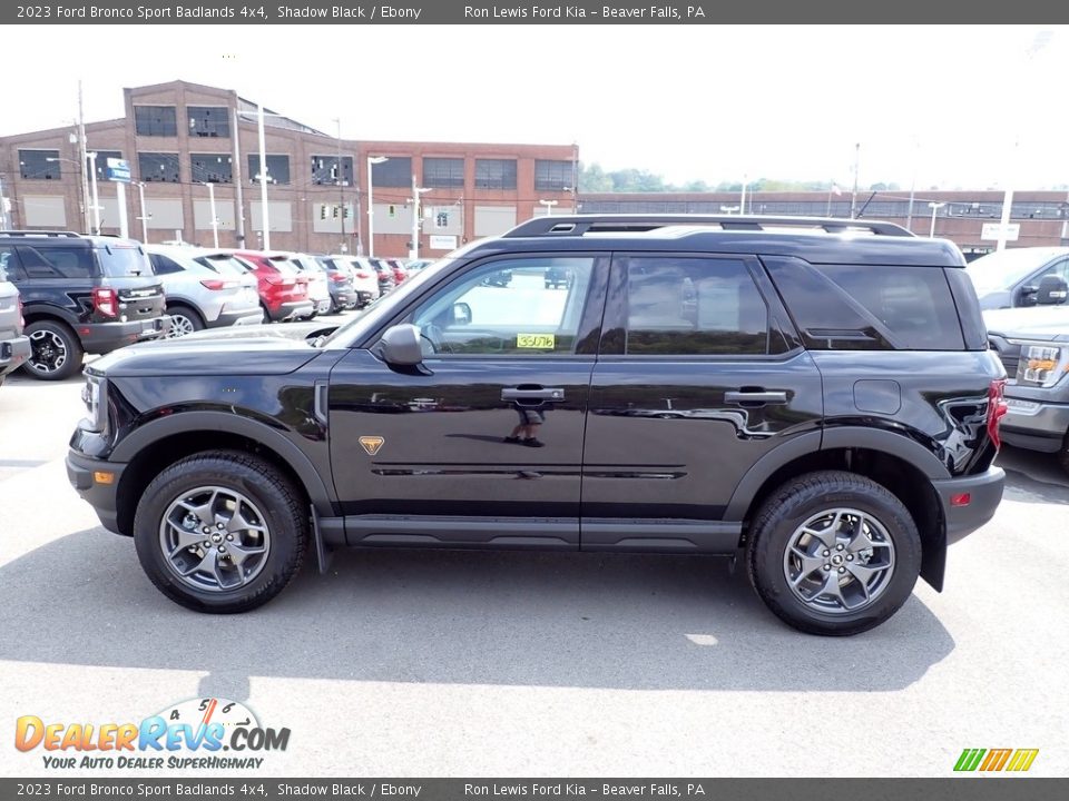 Shadow Black 2023 Ford Bronco Sport Badlands 4x4 Photo #5
