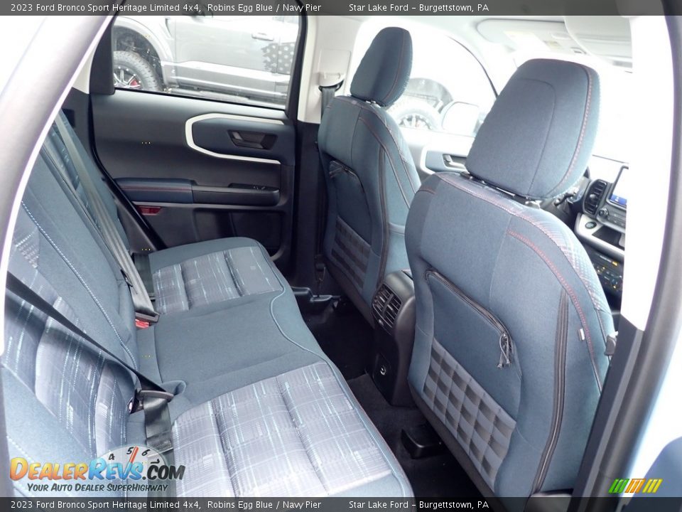 Rear Seat of 2023 Ford Bronco Sport Heritage Limited 4x4 Photo #10
