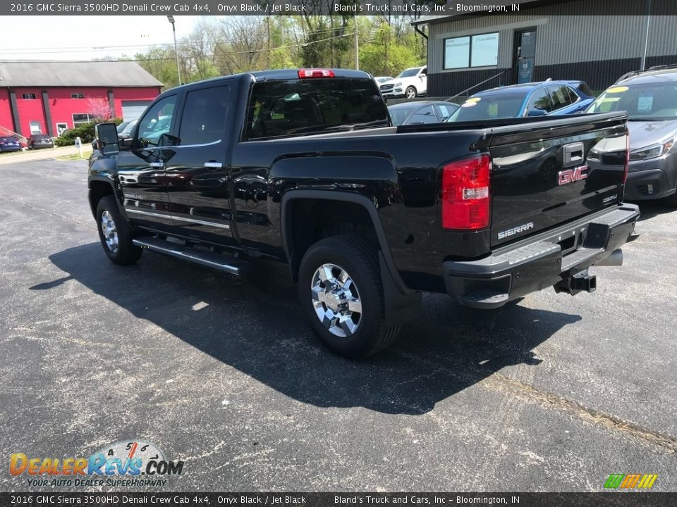 2016 GMC Sierra 3500HD Denali Crew Cab 4x4 Onyx Black / Jet Black Photo #9