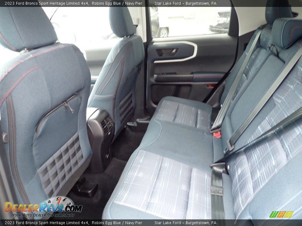 Rear Seat of 2023 Ford Bronco Sport Heritage Limited 4x4 Photo #11