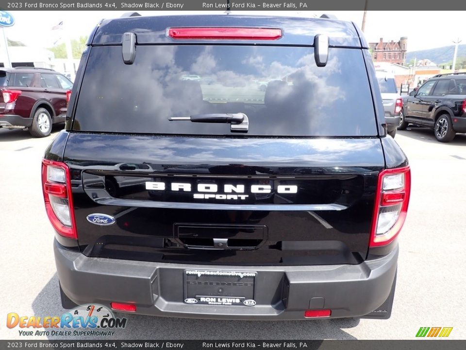 2023 Ford Bronco Sport Badlands 4x4 Shadow Black / Ebony Photo #7