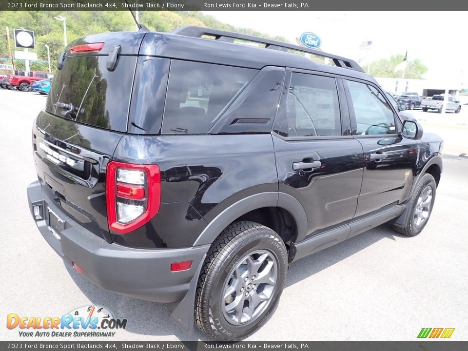 2023 Ford Bronco Sport Badlands 4x4 Shadow Black / Ebony Photo #8