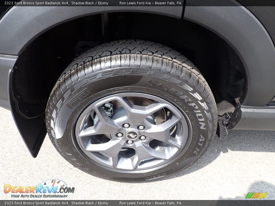 2023 Ford Bronco Sport Badlands 4x4 Shadow Black / Ebony Photo #9
