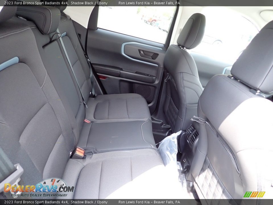 2023 Ford Bronco Sport Badlands 4x4 Shadow Black / Ebony Photo #10