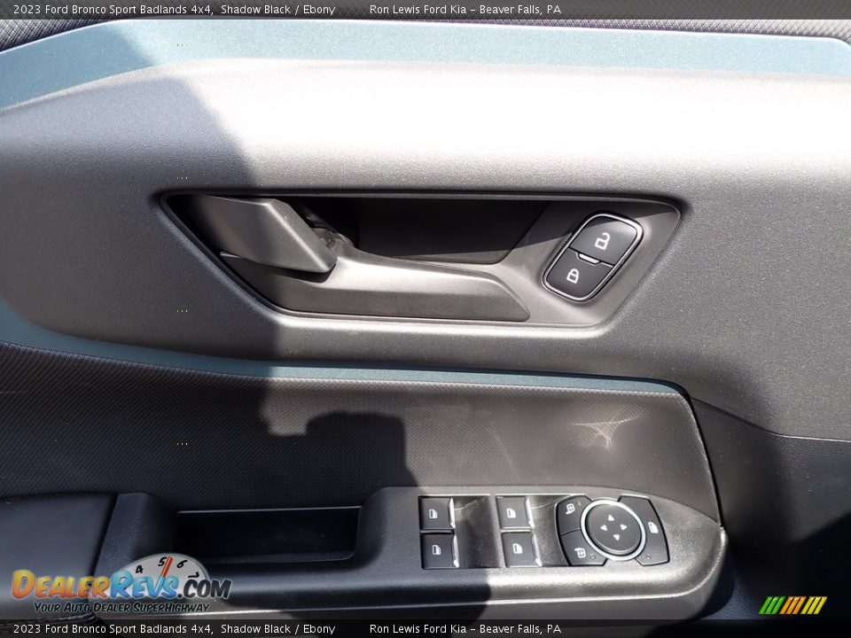 2023 Ford Bronco Sport Badlands 4x4 Shadow Black / Ebony Photo #14