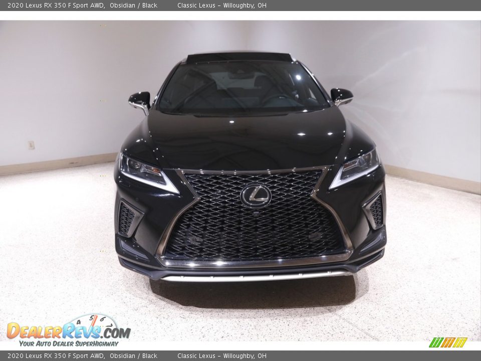 2020 Lexus RX 350 F Sport AWD Obsidian / Black Photo #2