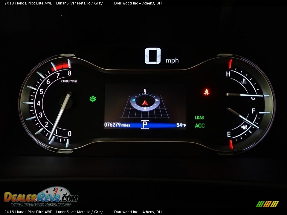 2018 Honda Pilot Elite AWD Gauges Photo #28