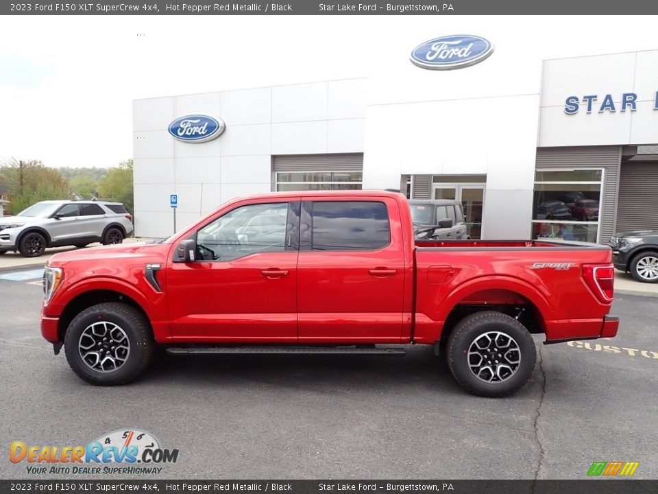 Hot Pepper Red Metallic 2023 Ford F150 XLT SuperCrew 4x4 Photo #2