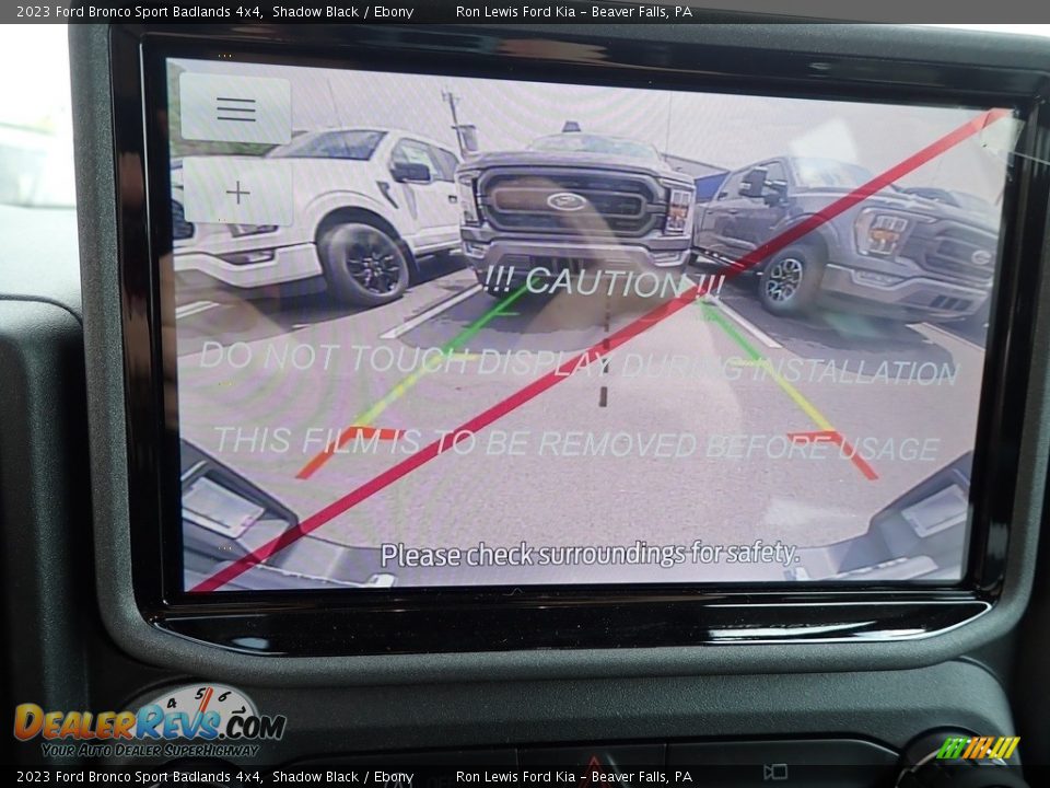 2023 Ford Bronco Sport Badlands 4x4 Shadow Black / Ebony Photo #18